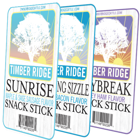 Timber Ridge Beef Sticks Breakfast Sticks - Labels