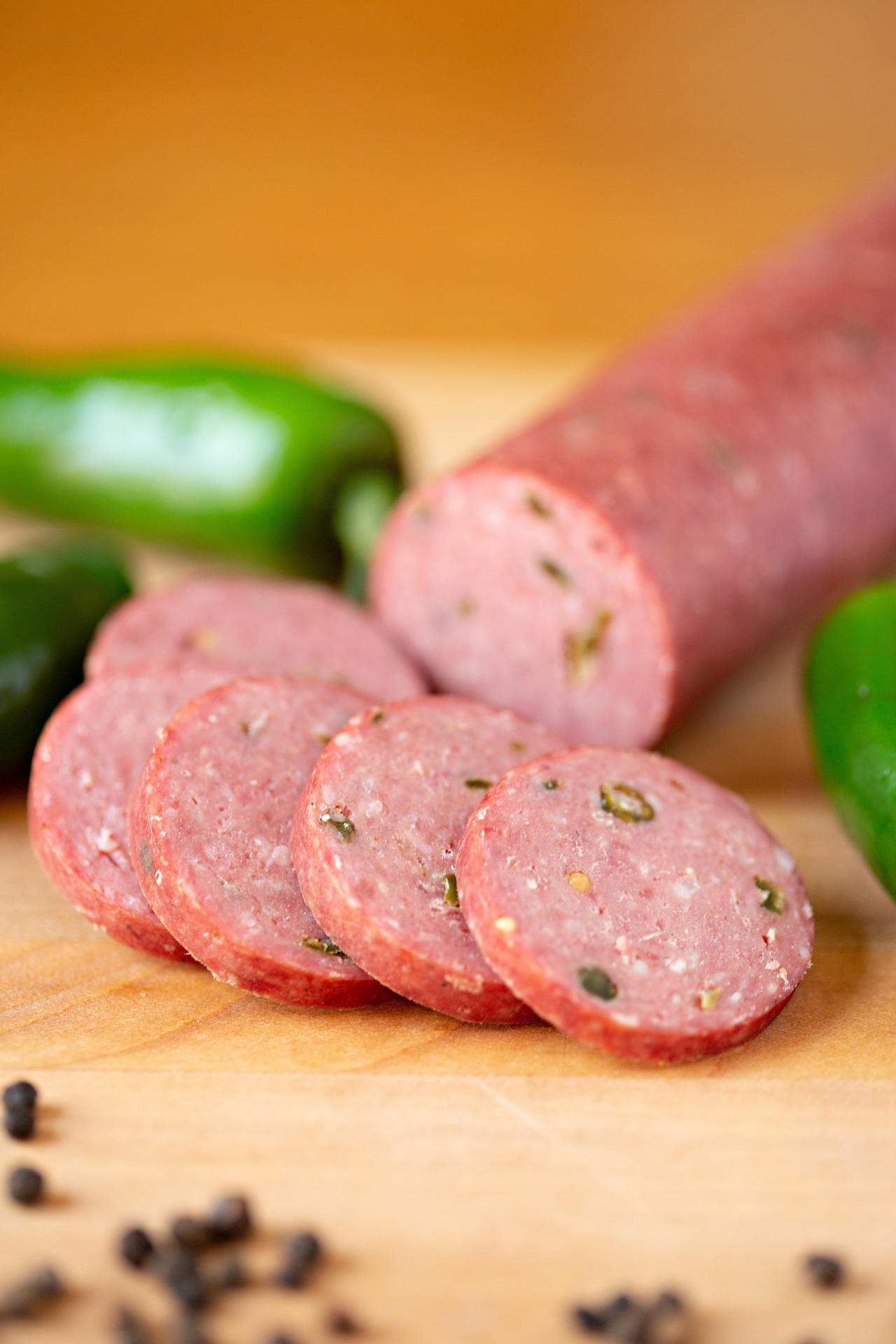 Jalapeno Flavored Summer Sausage Timber Ridge Cattle Co.